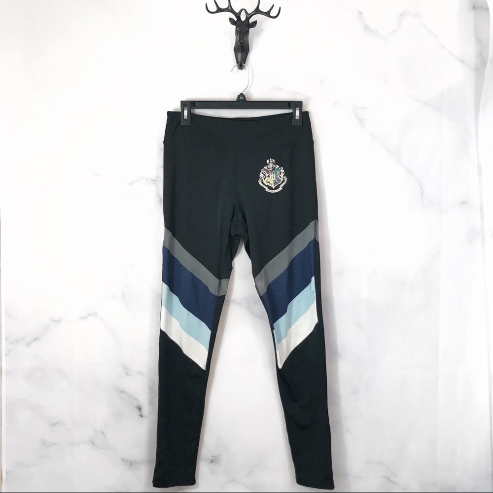 Harry Potter Hogwarts Mesh Stripe Leggings M